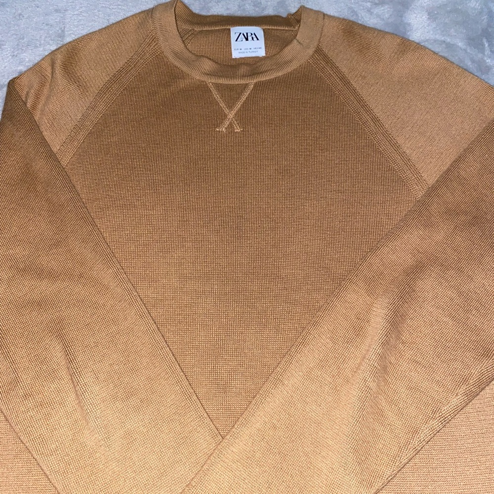 Mens Zara Pullover Knit Sweater